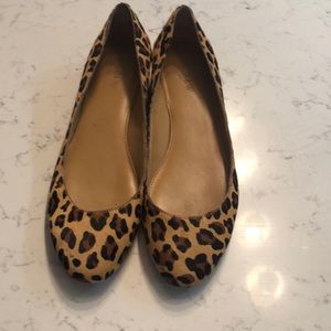 Jcrew cheetah print size 9 flats